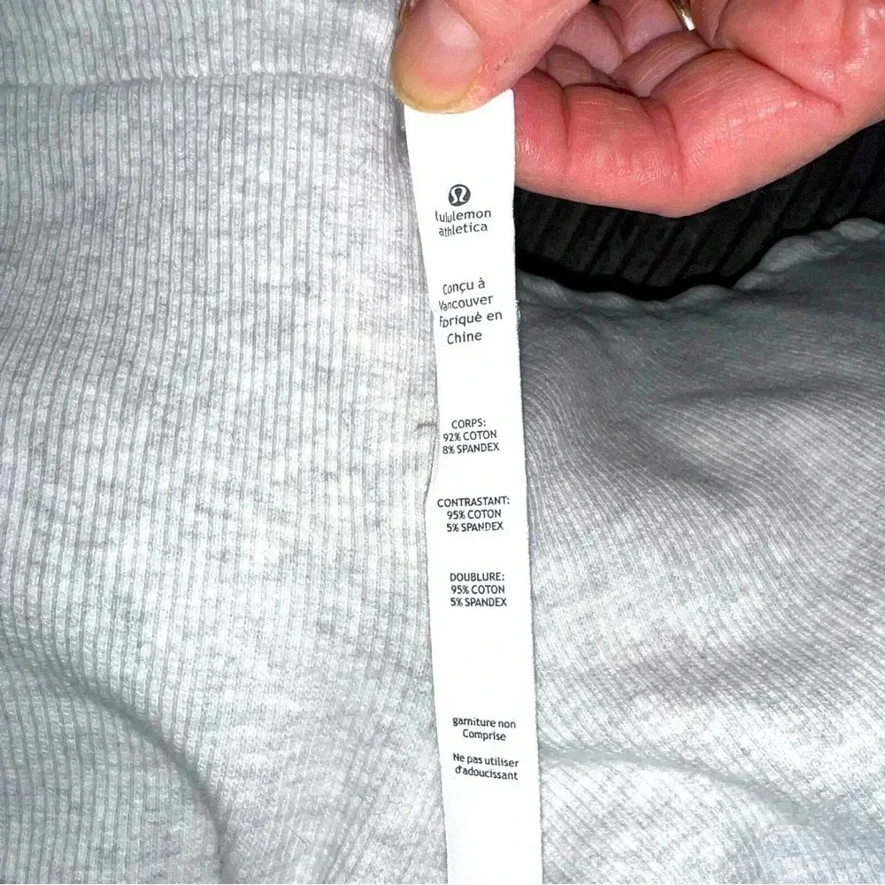 Lululemon Snap Close Jacket Long Sleeve Activewear Collared Gray 6 - Picture 6 of 6